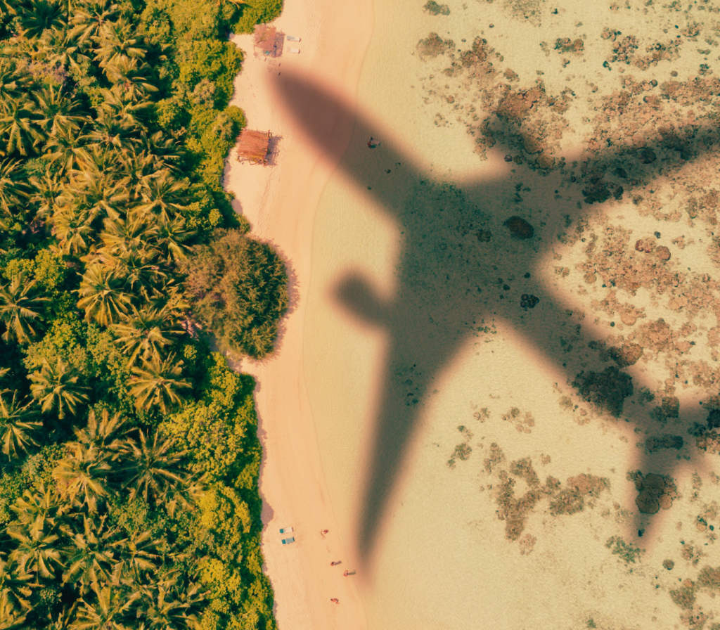 plane shadow