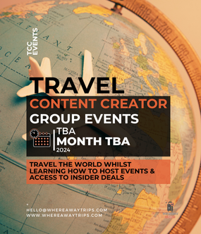 Group Hosting Events for Travel Content Creators