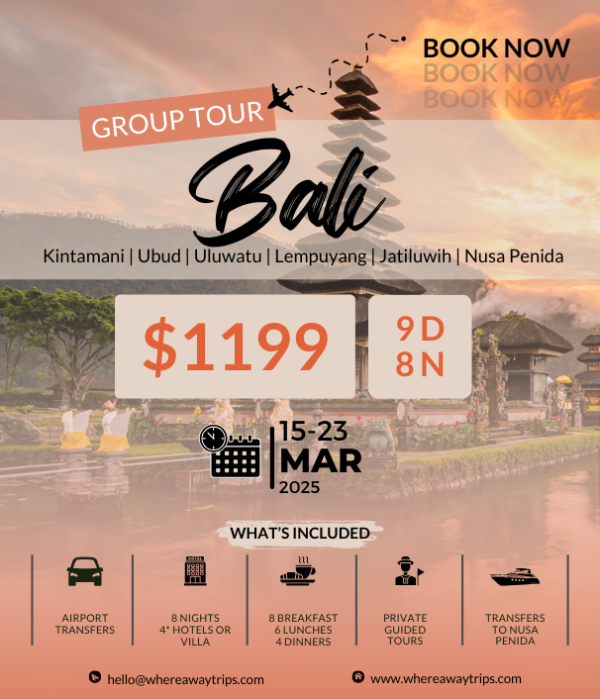 Bali group tour